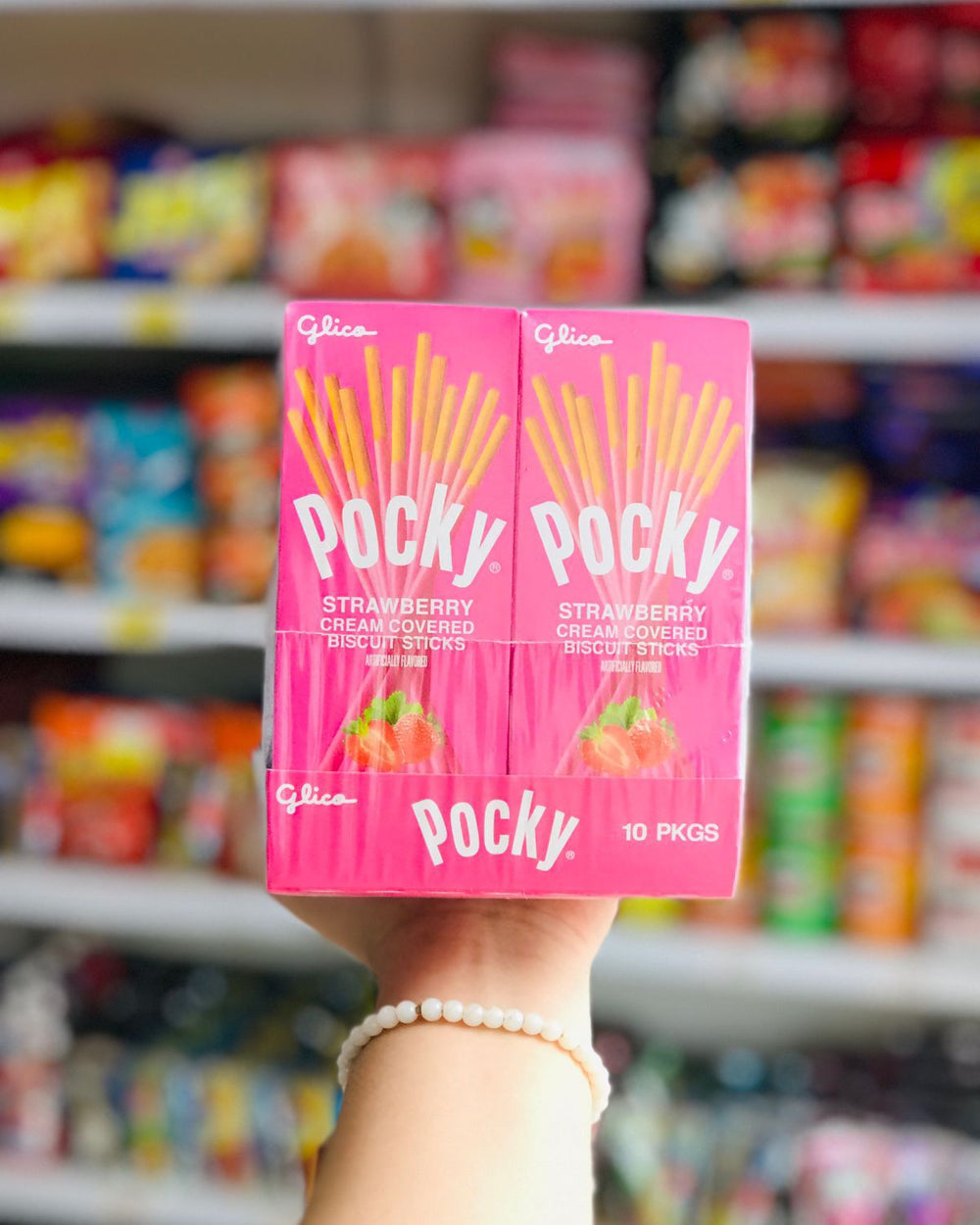 Pocky Fresa 🍓🔥 | Snack Japonés Dulce Viral y Delicioso
