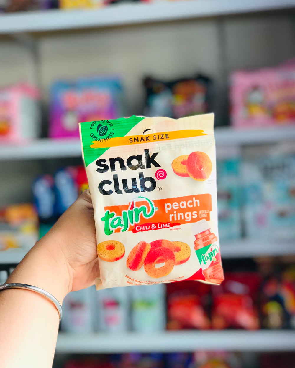 Snak Club Tajín Peach Rings