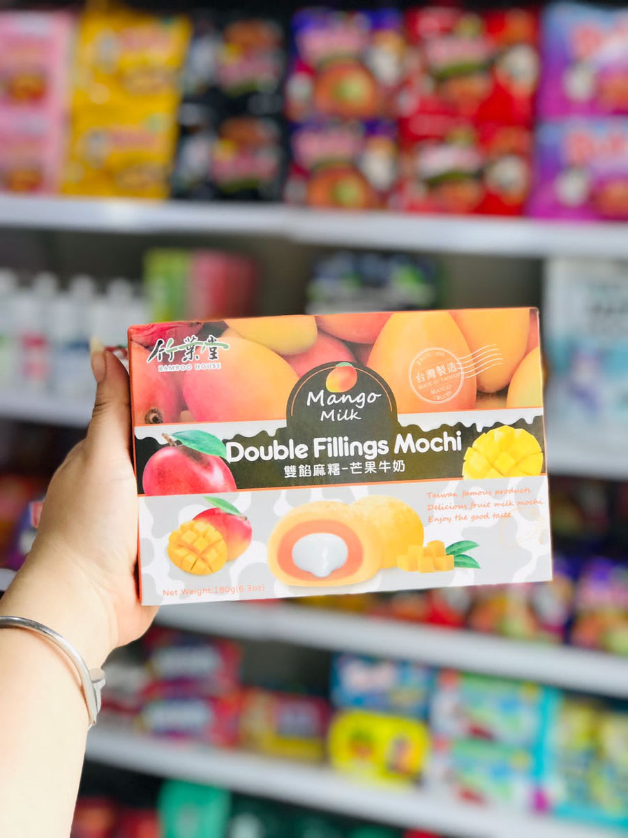 Caja De Bamboo House Mango Milk Double Fillings Mochi 🥭🥛