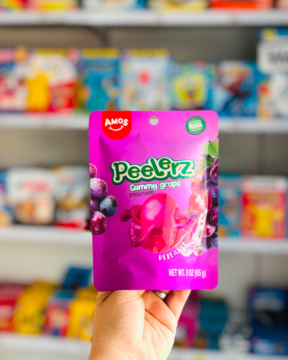 Amos Peelerz Gummy Grape