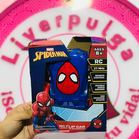 Carrito RC Flip Car Venom vs Spider-Man Marvel – Gira 360°