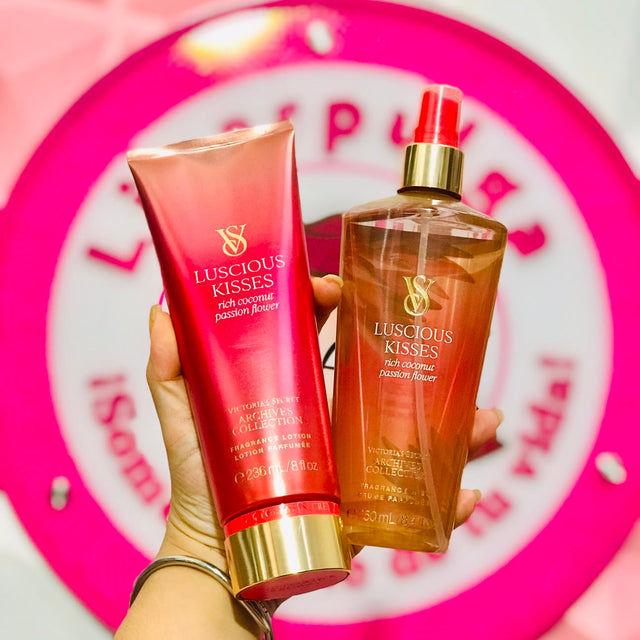 Set Victoria's Secret Luscious Kisses – Mist + Loción