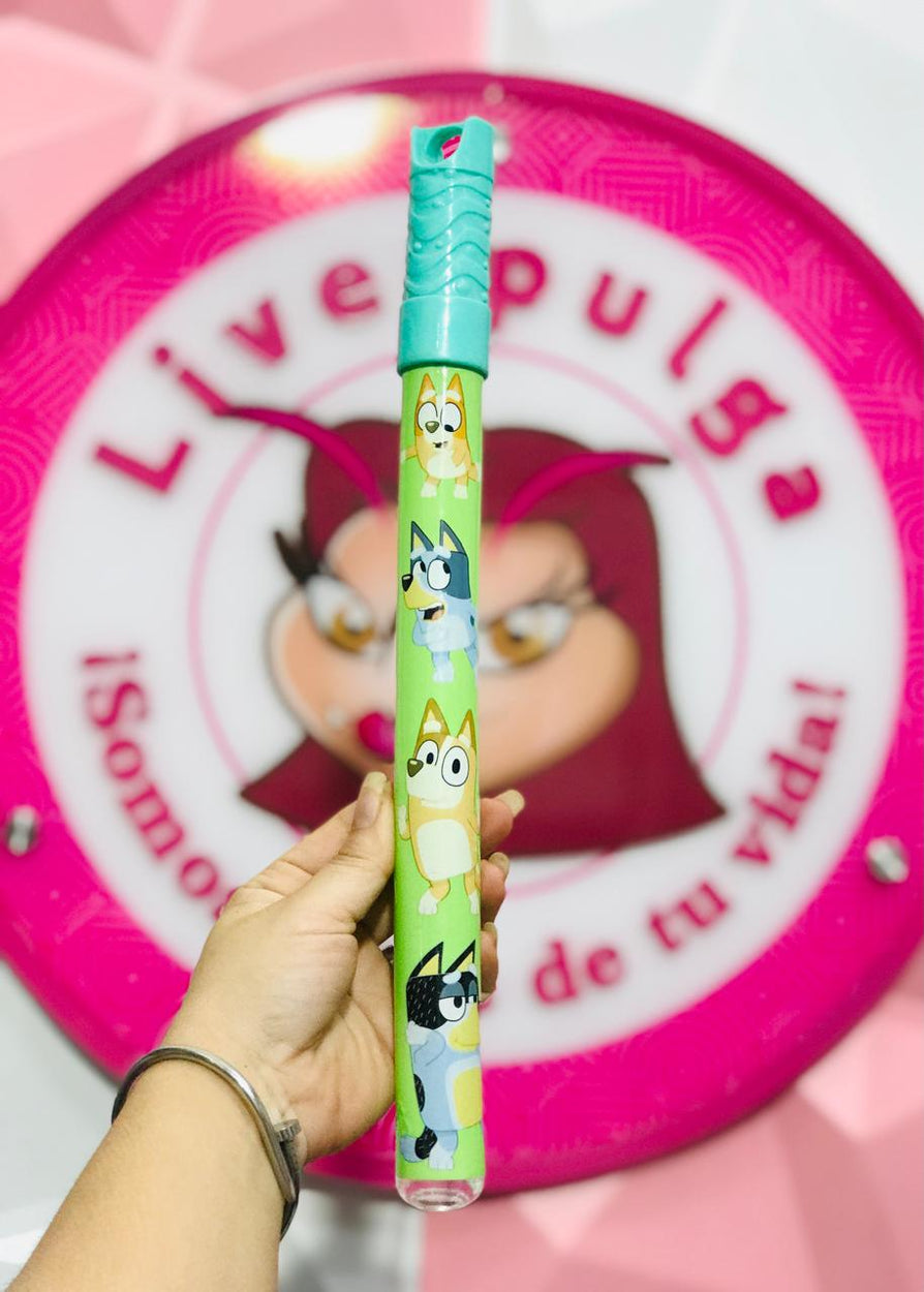 Varita Gigante De Burbujas De Jabon Bluey Para Fiesta Infantil