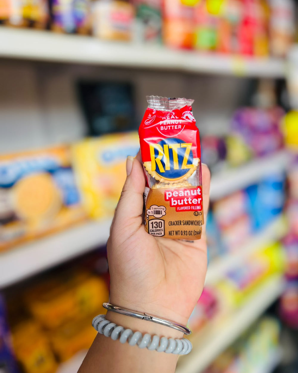 ❤️ Galletas Ritz Peanut Butter Cracker Sandwiches 26g ❤️.