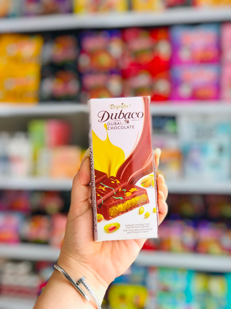 🍫 Dubaco Dubai Chocolate – Chocolate con Pistache y Kunafa 💚✨