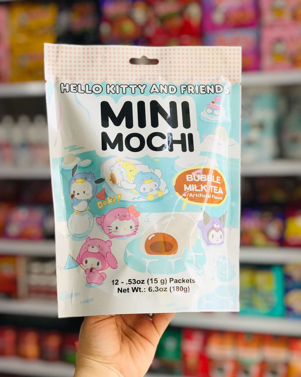 Paquete Hello Kitty and Friends Mini Mochi Bubble Milk Tea
