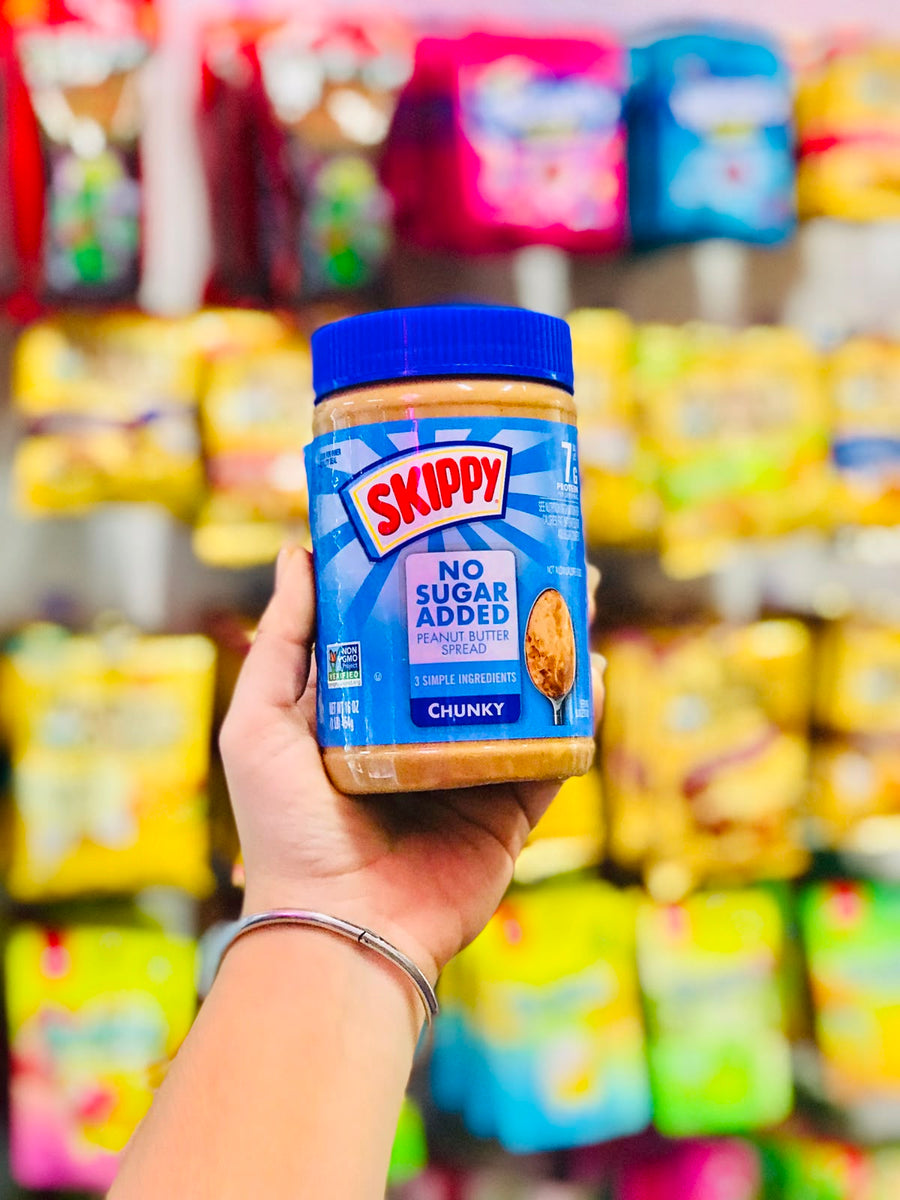 💙 Skippy No Sugar Added Chunky Peanut Butter
🥜 Crema de Cacahuate Skippy No Sugar Added Chunky