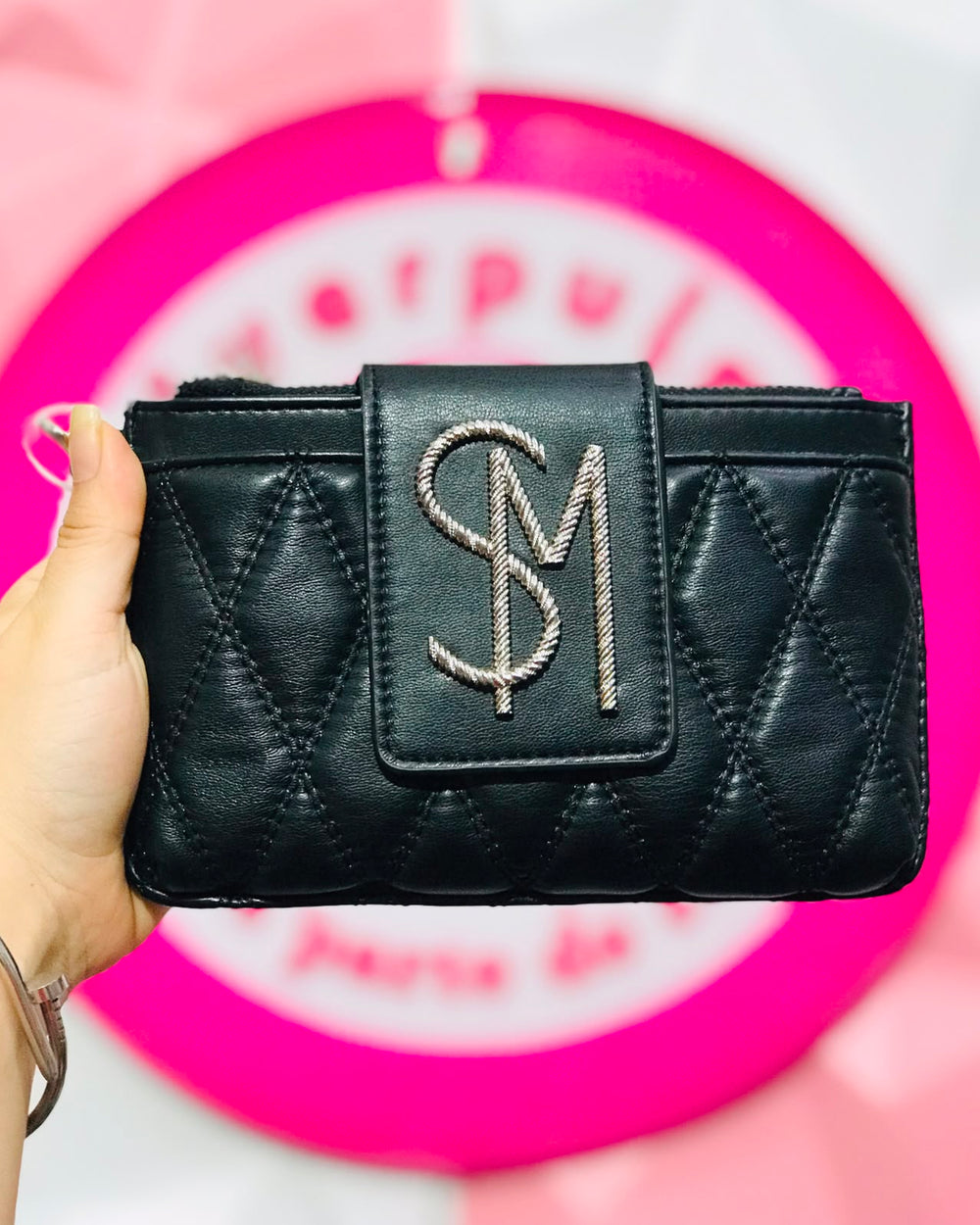 🖤✨ Muñequera Steve Madden Acolchada con Cadena ✨🖤.