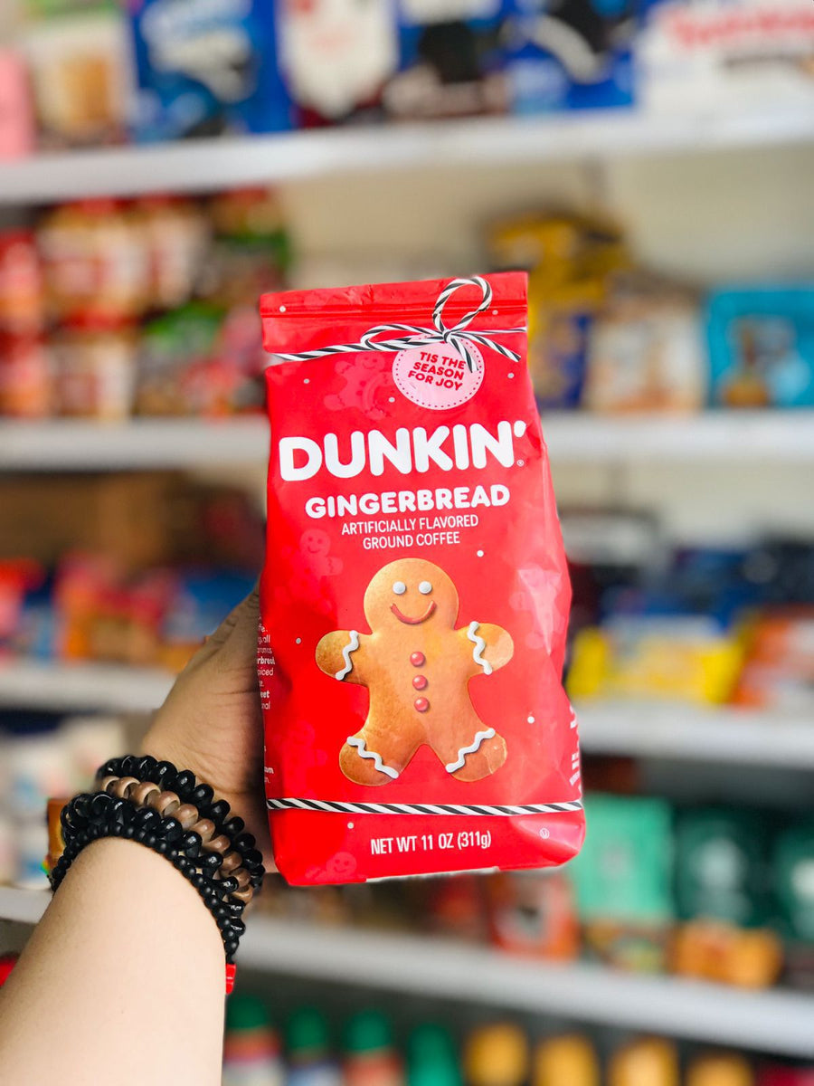 🎄 Dunkin' Gingerbread – Café Molido Sabor Pan de Jengibre (311 g)🍪