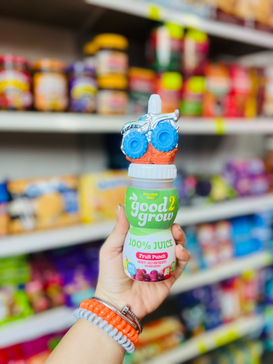 🧃 Juguito Good2Grow 100 por ciento Juice Fruit Punch con Carrito Monster Truck 177ml 🧃.