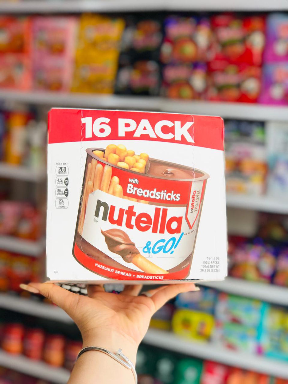 Nutella & GO! – Crema de Avellana con Palitos (16 piezas)