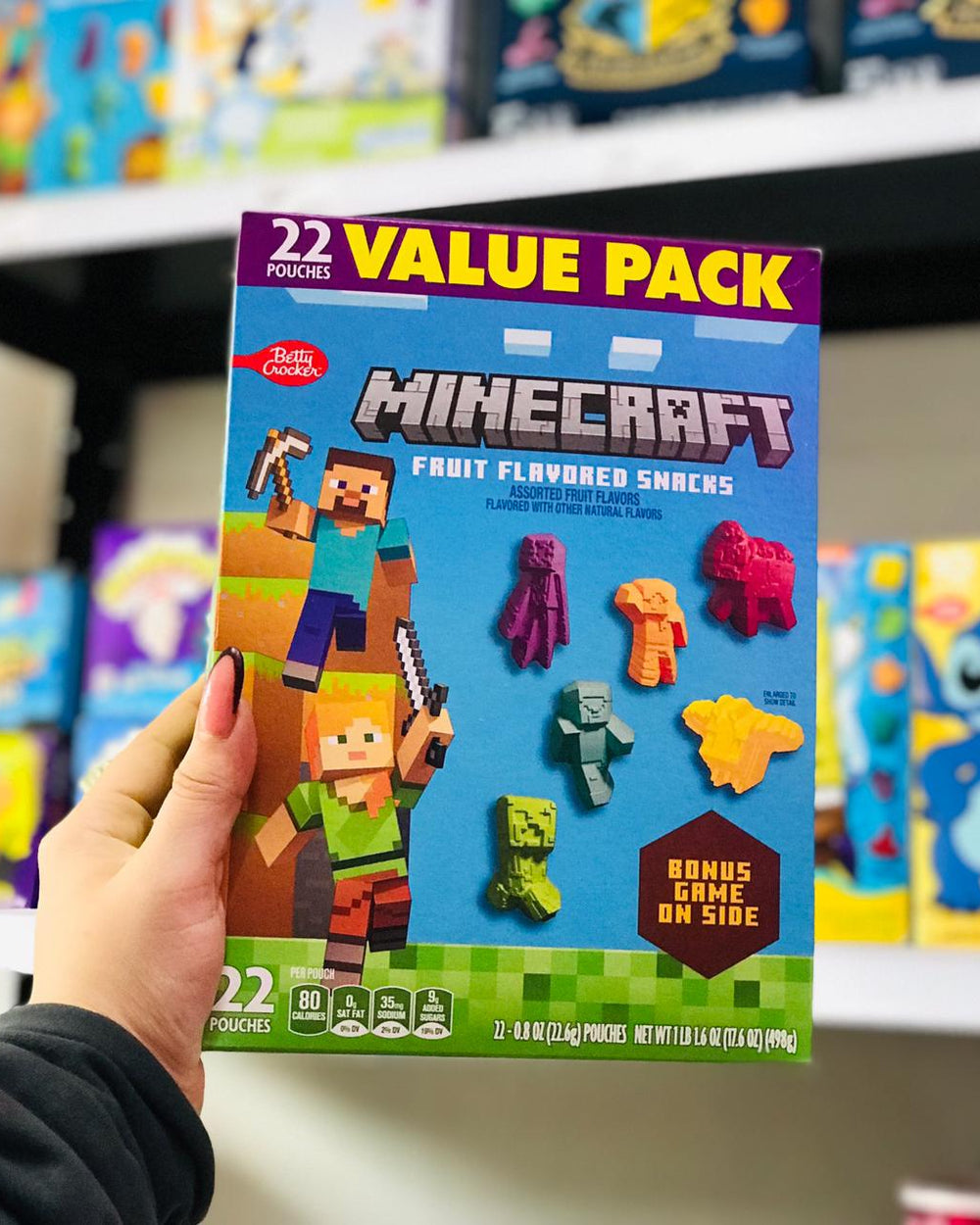 Minecraft Fruit Snacks de Betty Crocker