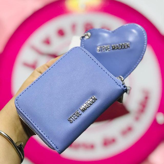 Mini Cartera Steve Madden Lila Lavanda con Espejito