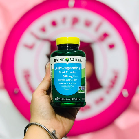 Spring Valley Ashwagandha 500mg – 60 Cápsulas