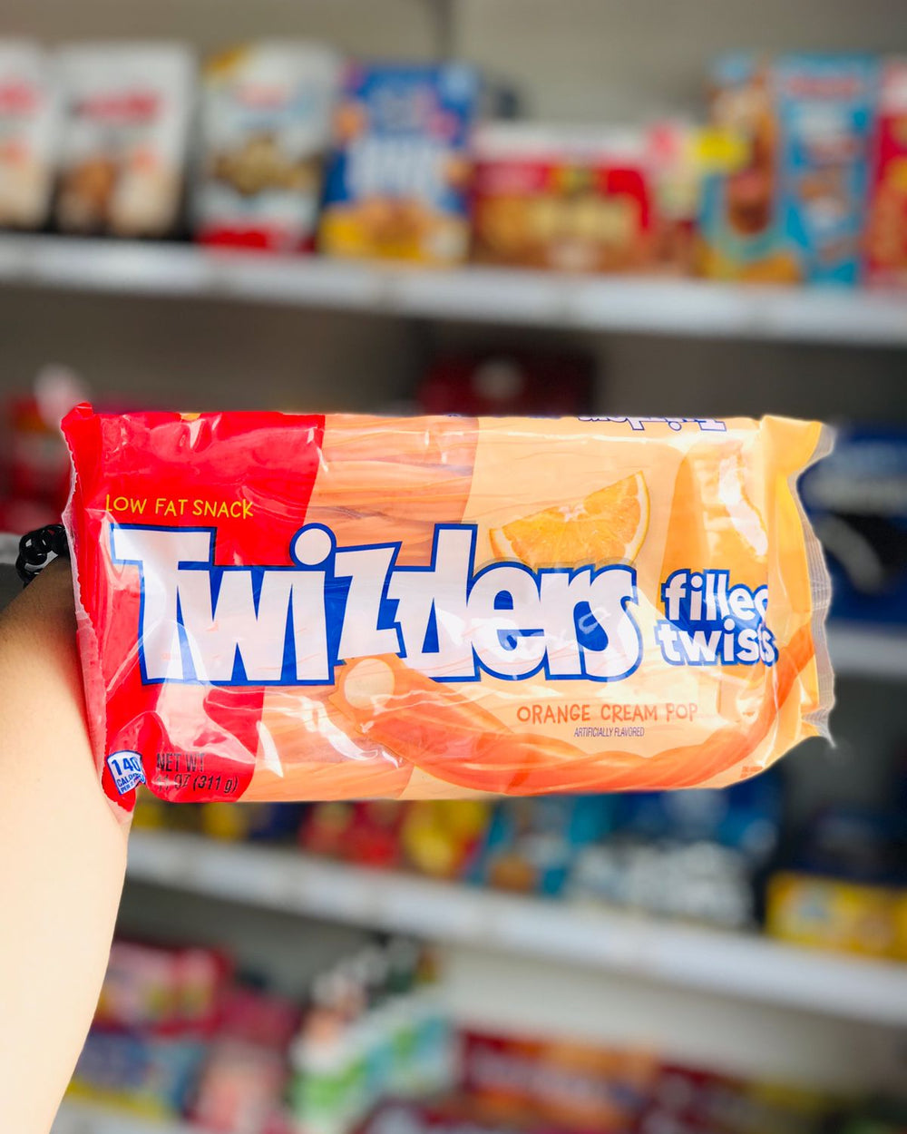 Twizzlers Filled Twists Orange Cream Pop