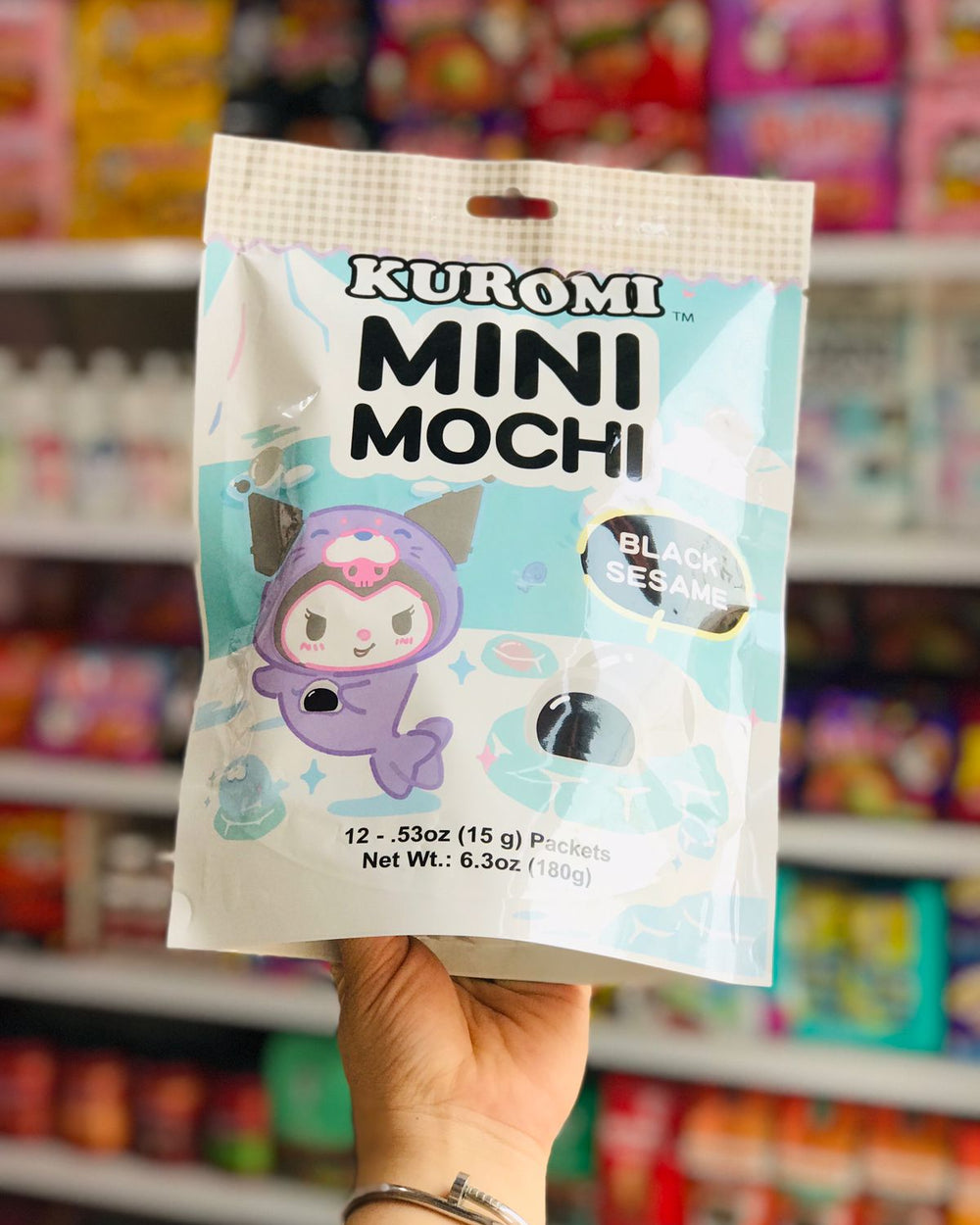 Paquete Kuromi Mini Mochi Black Sesame