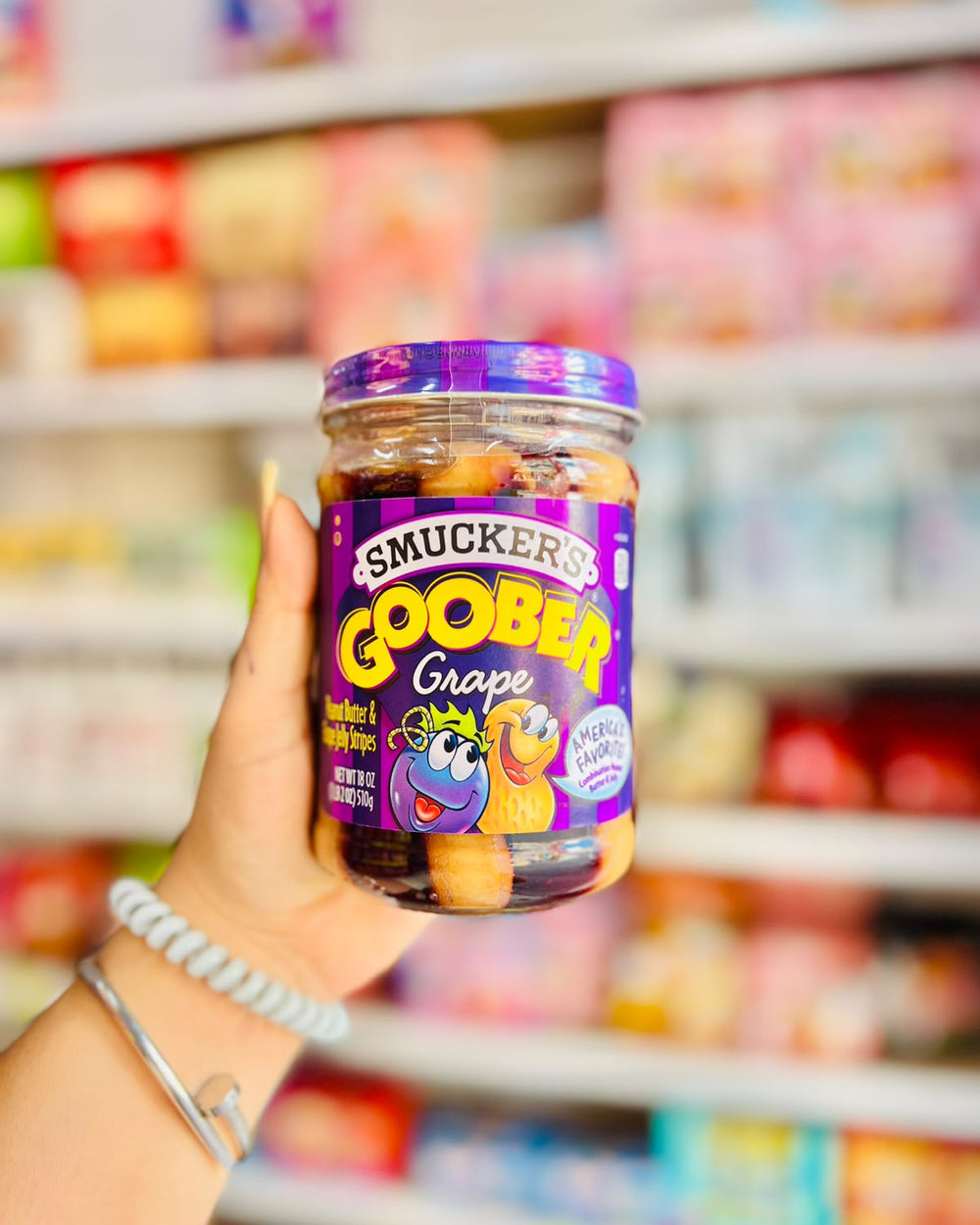 🥜 Crema Smucker's Goober Grape Peanut Butter y Jalea de Uva 510g 🍇.