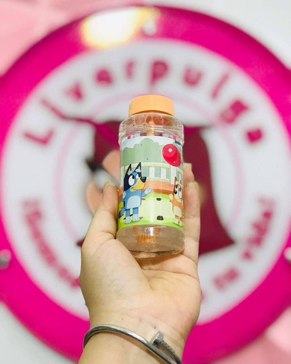 Botella De Burbujas De Jabon Bluey Para Fiesta Infantil