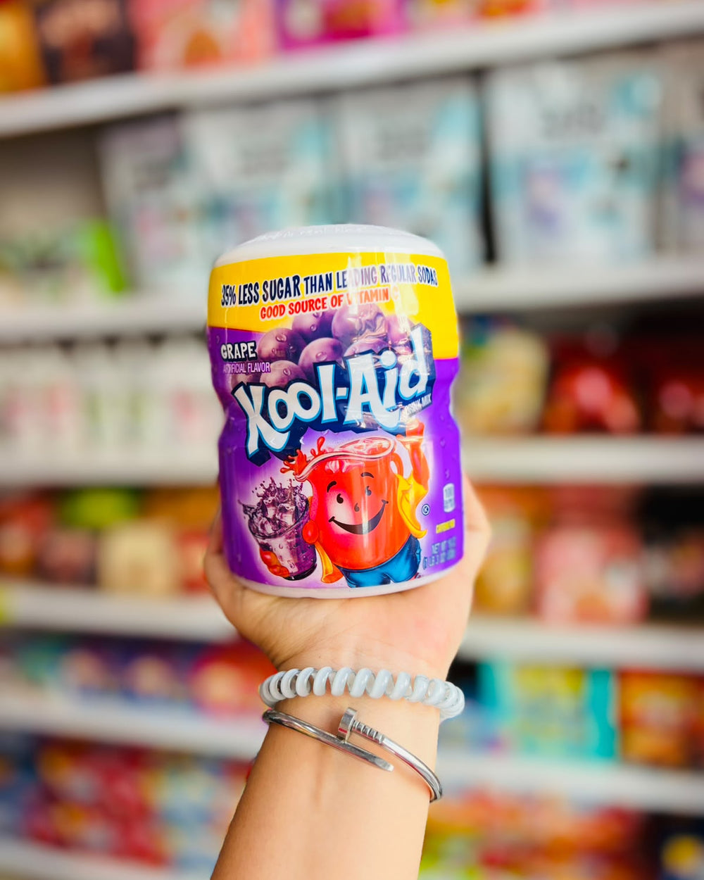 🍇 Polvo para bebida Kool Aid Grape Sabor Uva 538g 🍇.