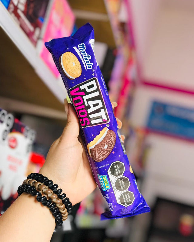 Plativolos Marinela 🍪💜 | Galletas Rellenas Doble Sabor
