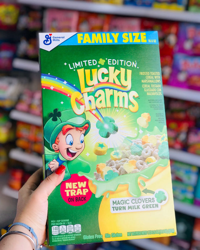 Cereal Lucky Charms Family Size 🌈🍀 | Edición USA Importada 🔥