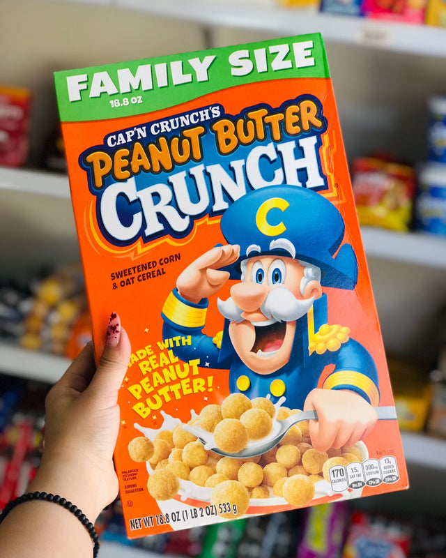 Cereal Cap’n Crunch Peanut Butter 🥜🔥 | Tamaño Familiar USA 🇺🇸