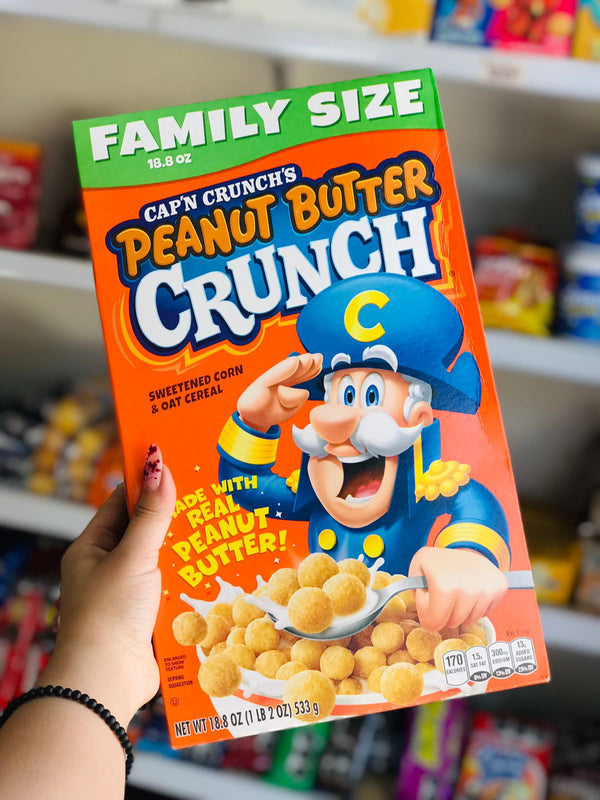 Cereal Cap’n Crunch Peanut Butter 🥜🔥 | Tamaño Familiar USA 🇺🇸