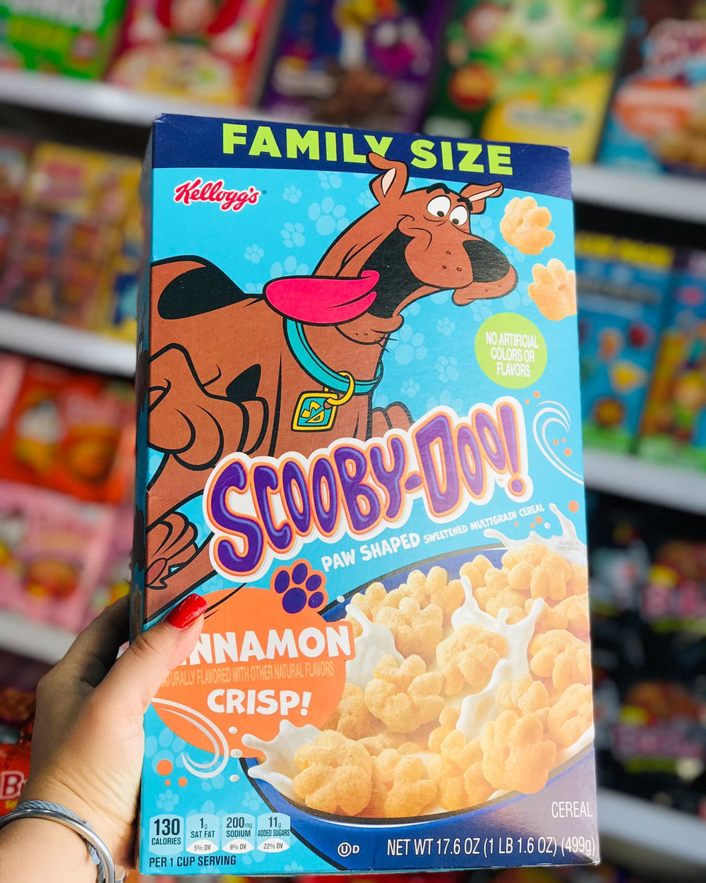 Cereal Scooby-Doo Cinnamon Crunch 🐶🔥 | Edición USA Tamaño Familiar