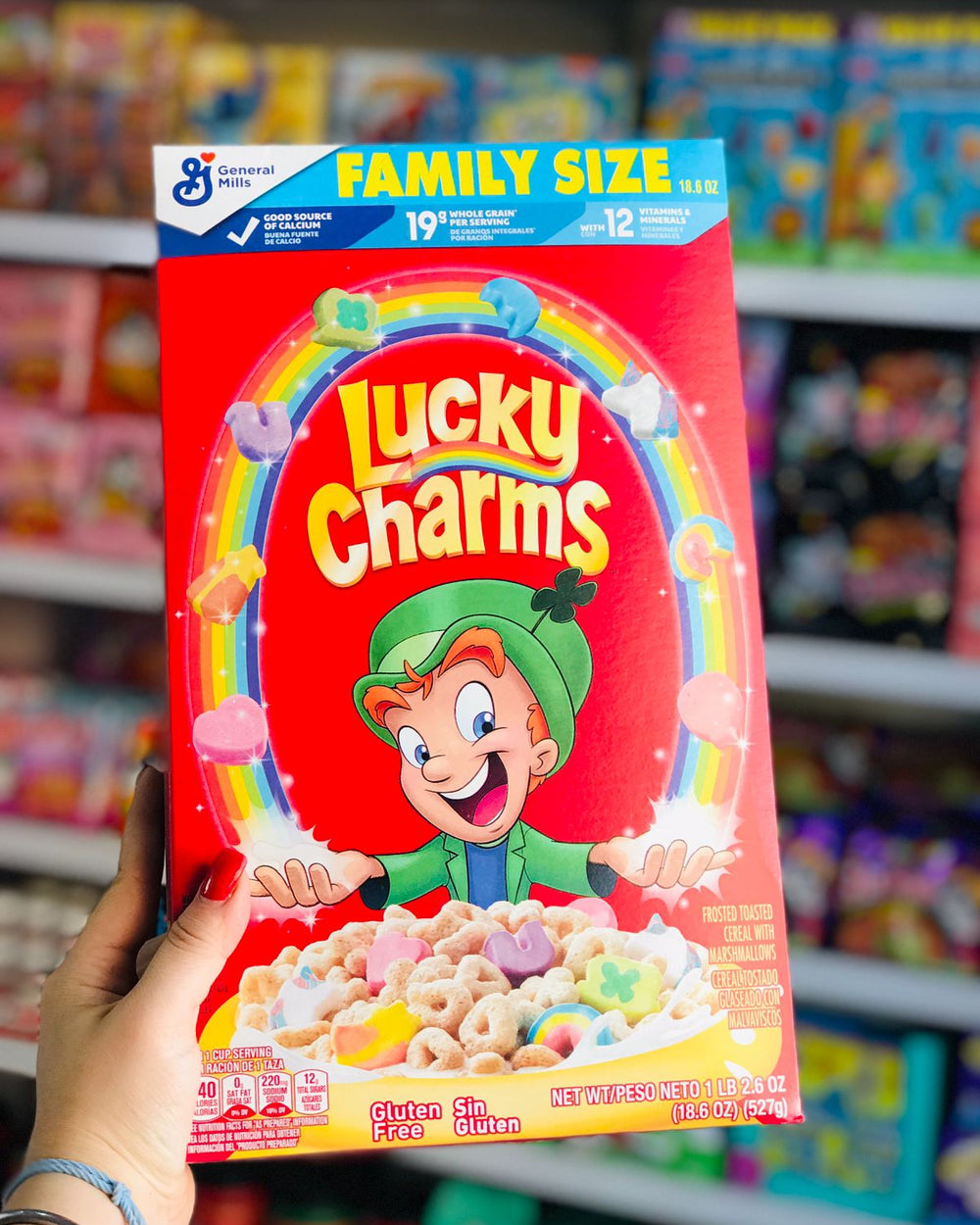 Cereal Lucky Charms Family Size 🌈 | Original Importado de USA 🇺🇸