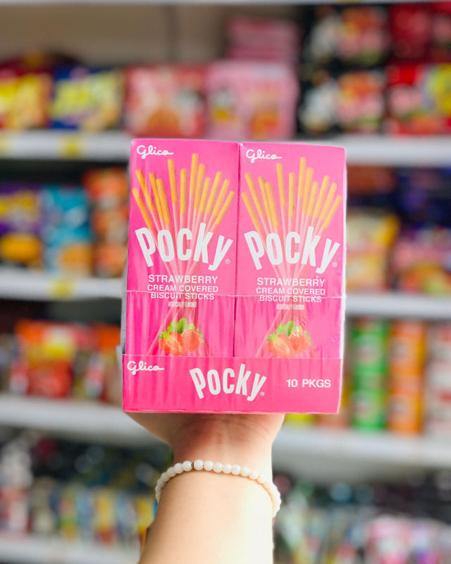 Pocky Fresa 🍓🔥 | Snack Japonés Dulce Viral y Delicioso