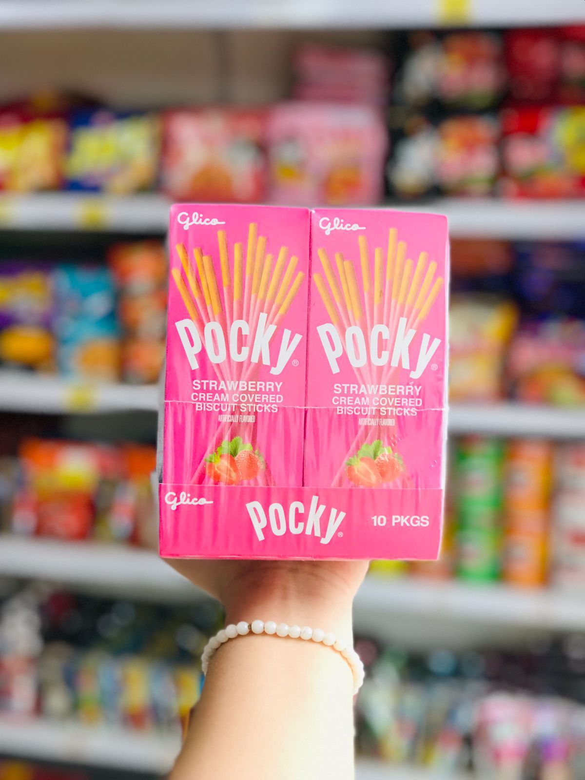 Pocky Fresa 🍓🔥 | Snack Japonés Dulce Viral y Delicioso