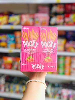 Pocky Fresa 🍓🔥 | Snack Japonés Dulce Viral y Delicioso