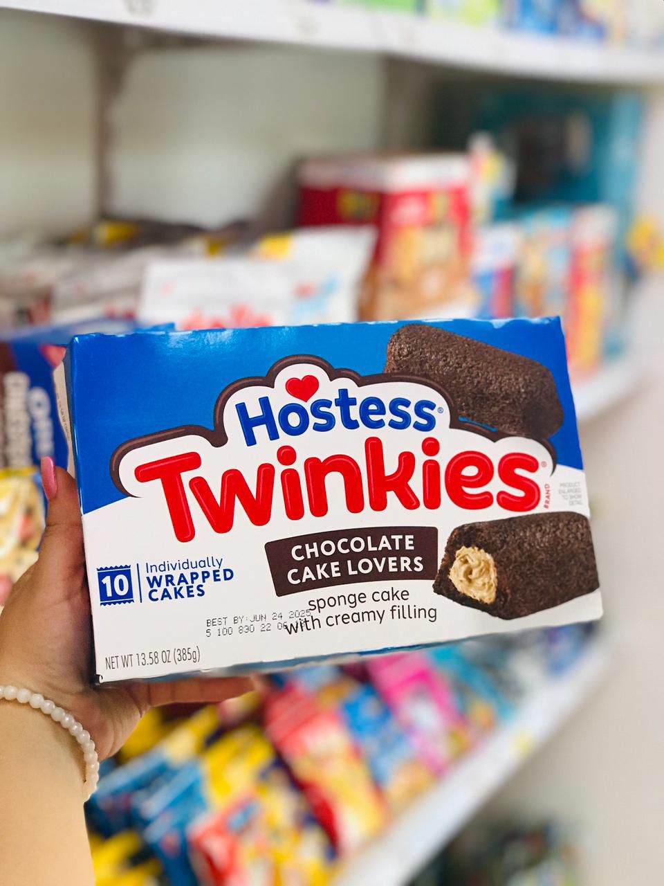 Hostess Twinkies Chocolate 🍫🔥 | Pastelitos Rellenos Importados USA