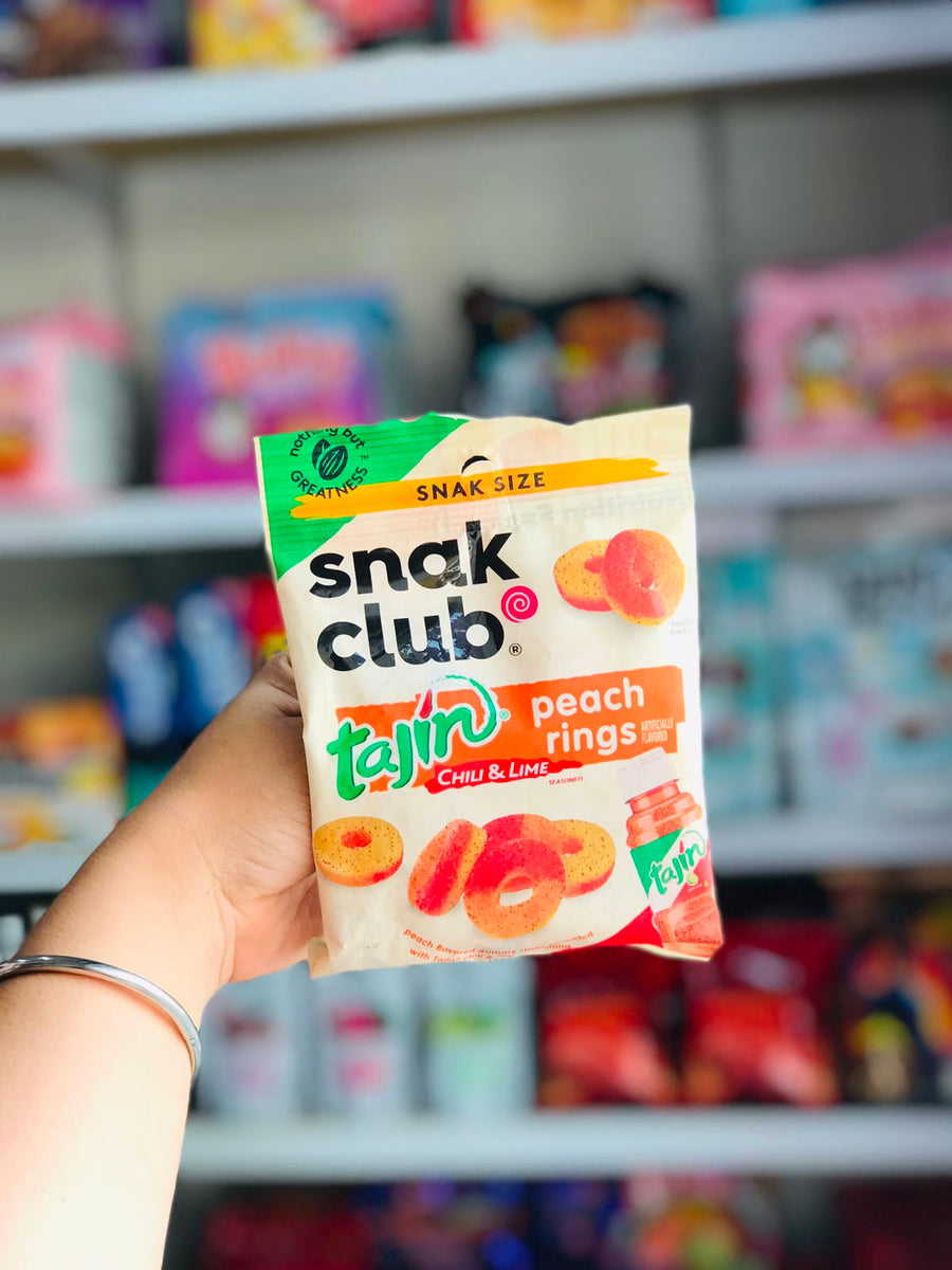 Snak Club Tajín Peach Rings 🍑🌶️