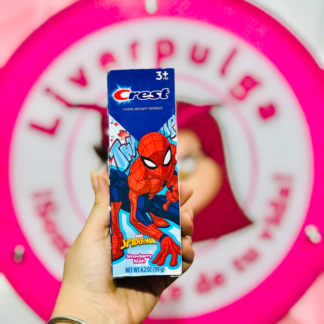 Pasta Dental Crest Spider-Man Strawberry Rush 4.2 oz
