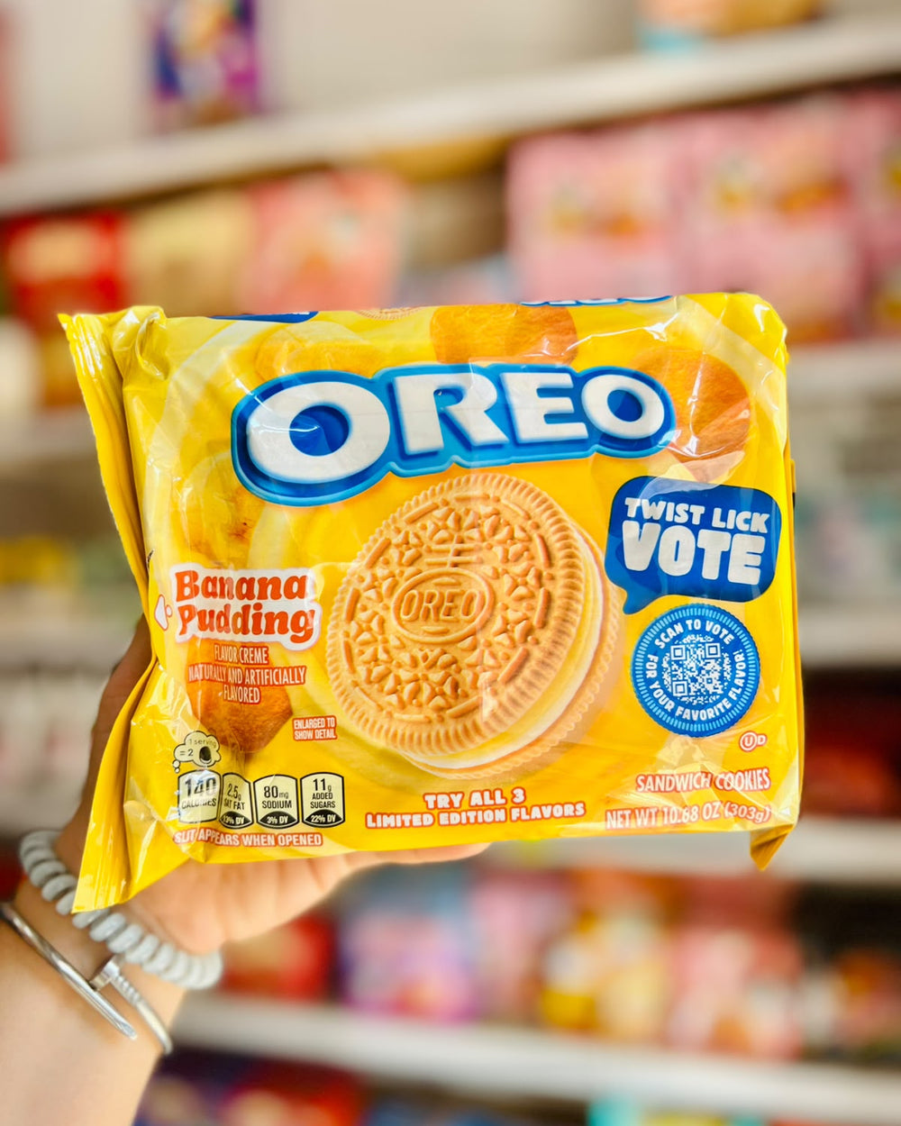 🍪 Galletas Oreo Banana Pudding Edicion Limitada Americana 303g 🍪.