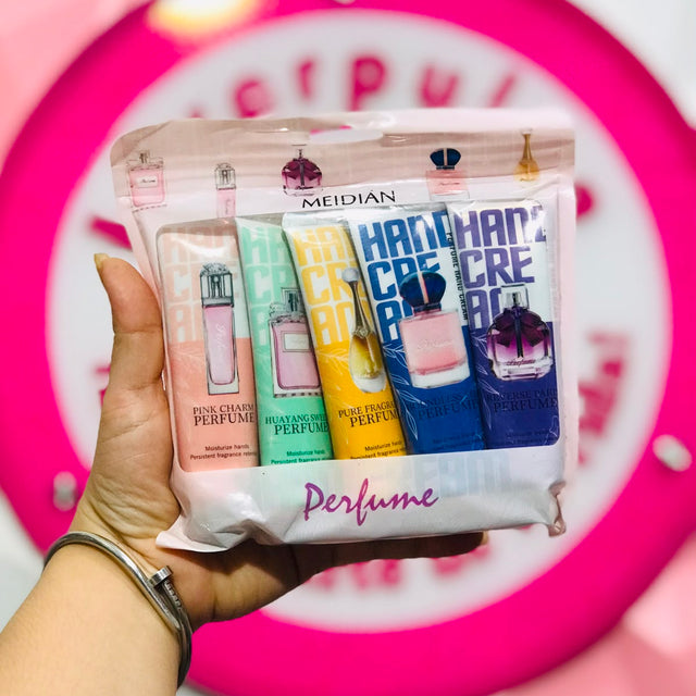Set 5 Cremas de Manos Perfumadas MEIDIAN