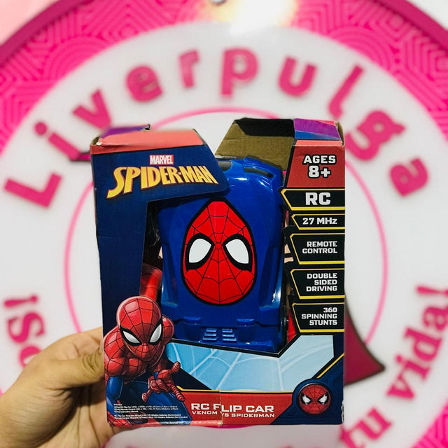 Carrito RC Flip Car Venom vs Spider-Man Marvel – Gira 360°