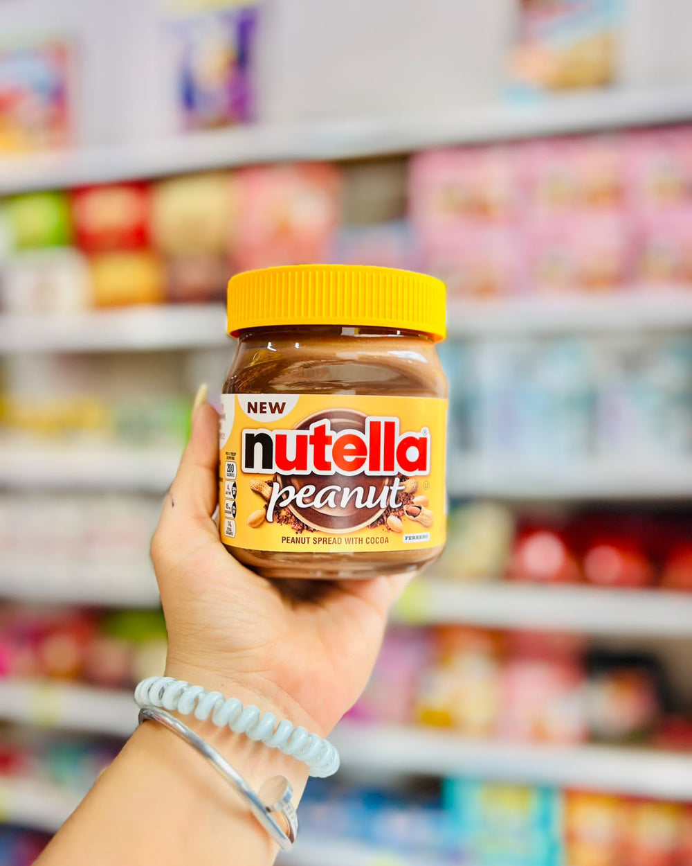 🍫 Crema Nutella Peanut Sabor Crema de Cacahuate con Cocoa 340g 🥜.