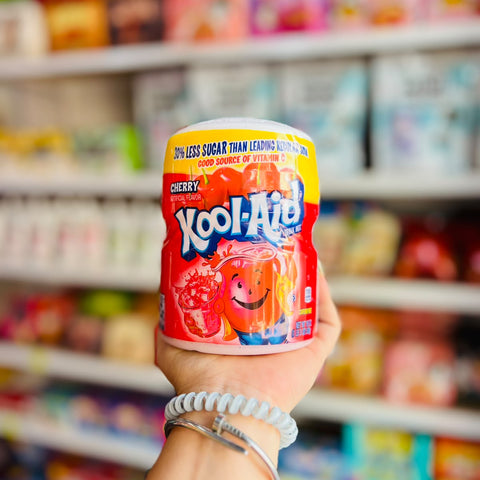 🍒 Polvo para bebida Kool Aid Cherry Sabor Cereza 538g 🍒.