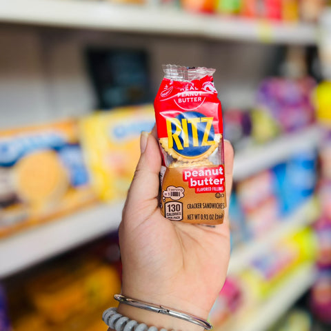 ❤️ Galletas Ritz Peanut Butter Cracker Sandwiches 26g ❤️.