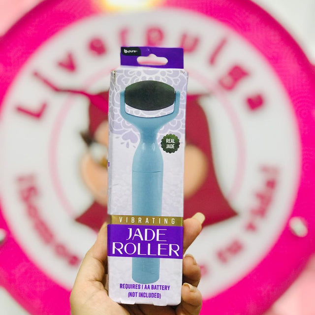 Rodillo Facial Vibratorio Jade Roller B-Pure Jade Real