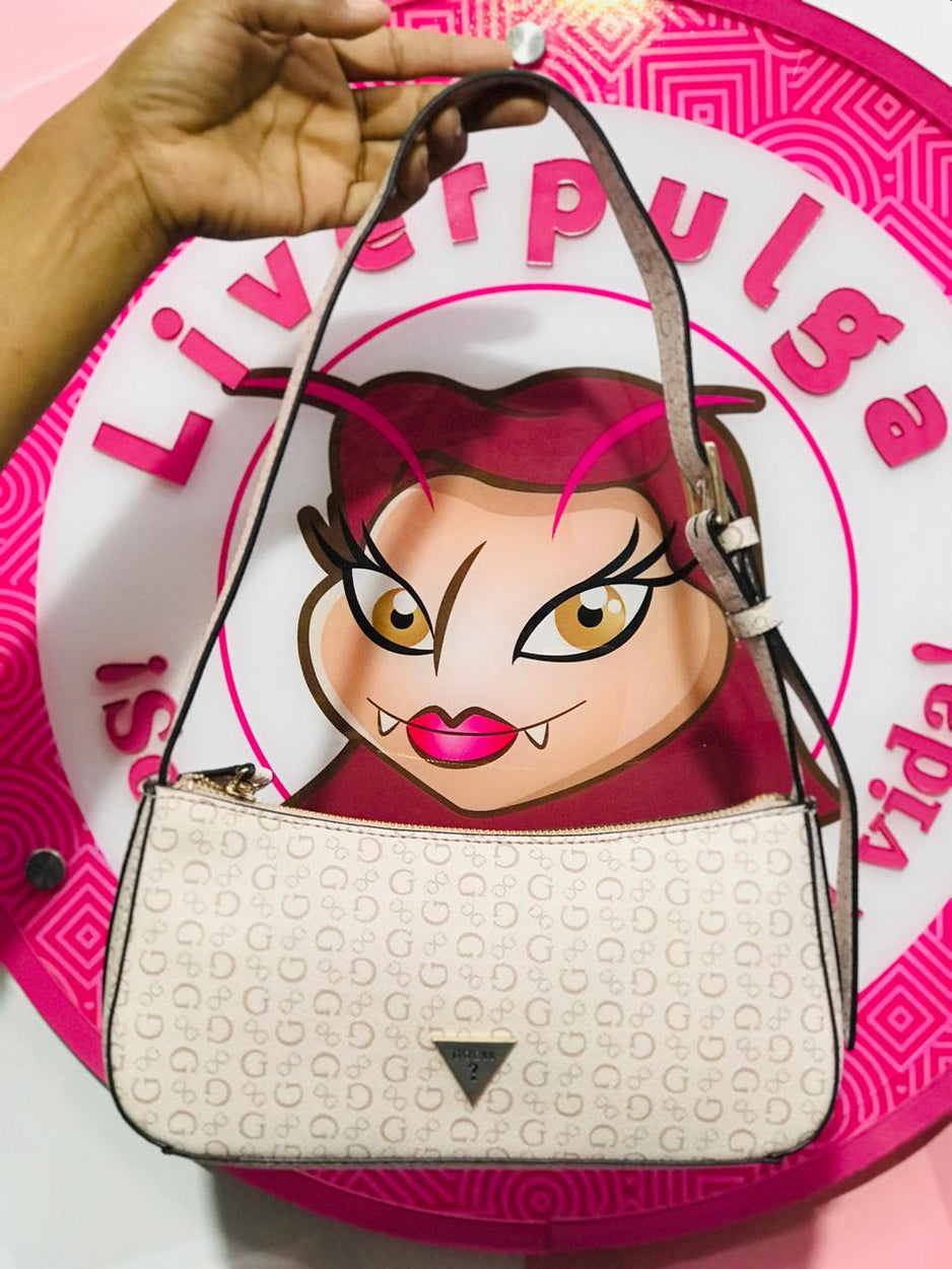 Bolsa Guess Hobo Rosita Bajito Monogram Con Correa Ajustable