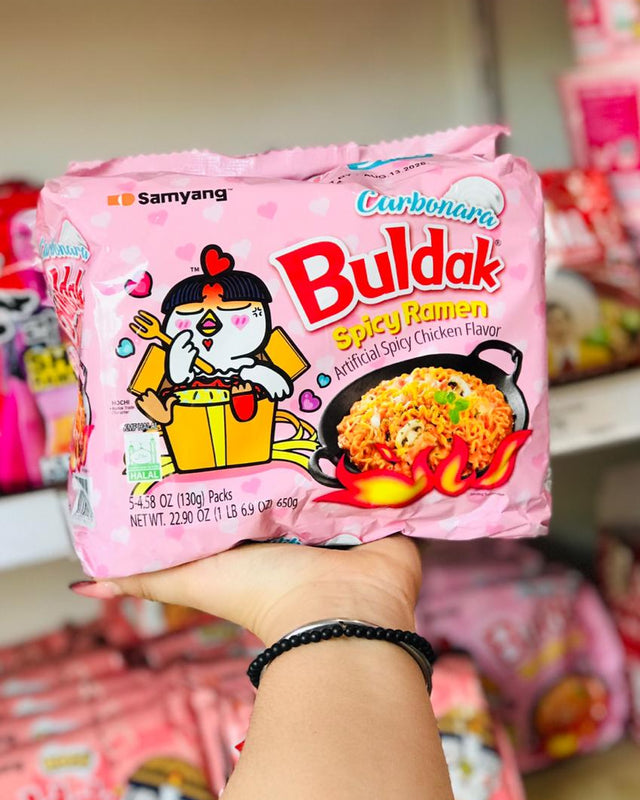 Paquete Samyang Buldak Carbonara Spicy Ramen 🐔🌶️