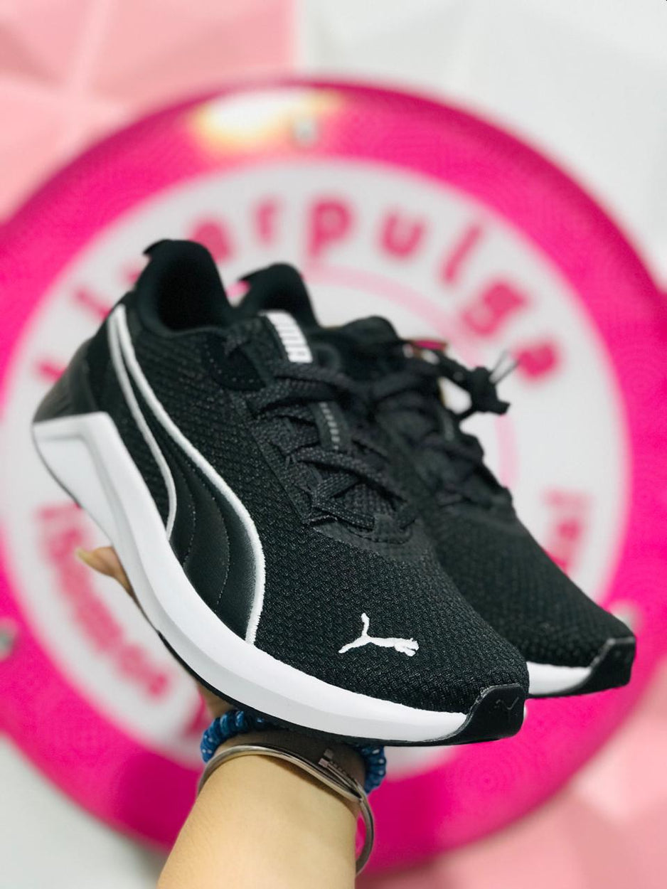 Tenis Puma Softride Negro Con Blanco Talla 24 Mex