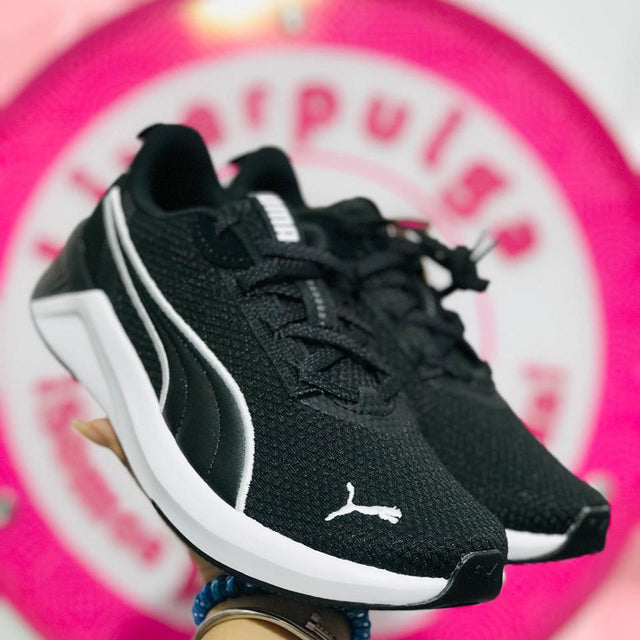 Tenis Puma Softride Negro Con Blanco Talla 24 Mex