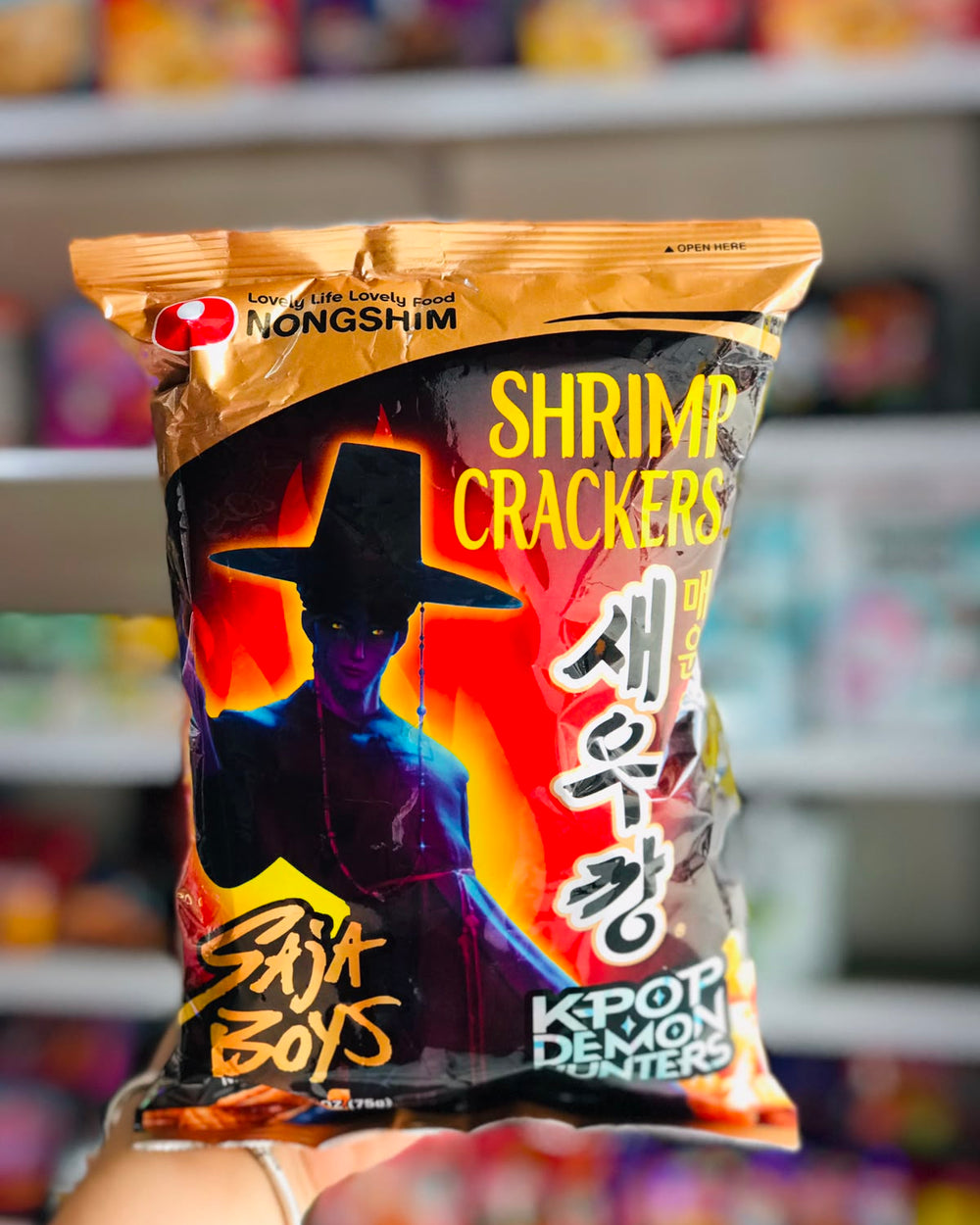 Nongshim Shrimp Crackers Saja Boys