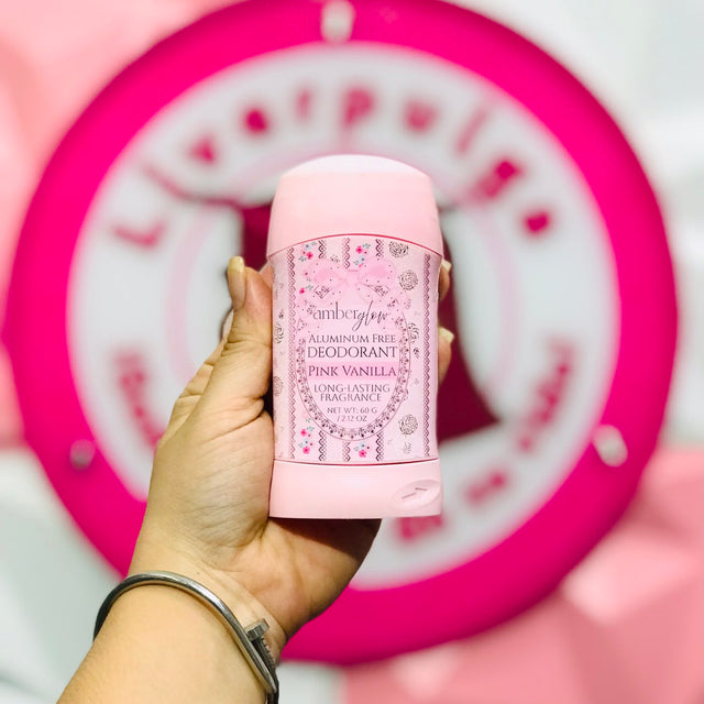 Amberglow Desodorante Sin Aluminio Pink Vanilla 60g