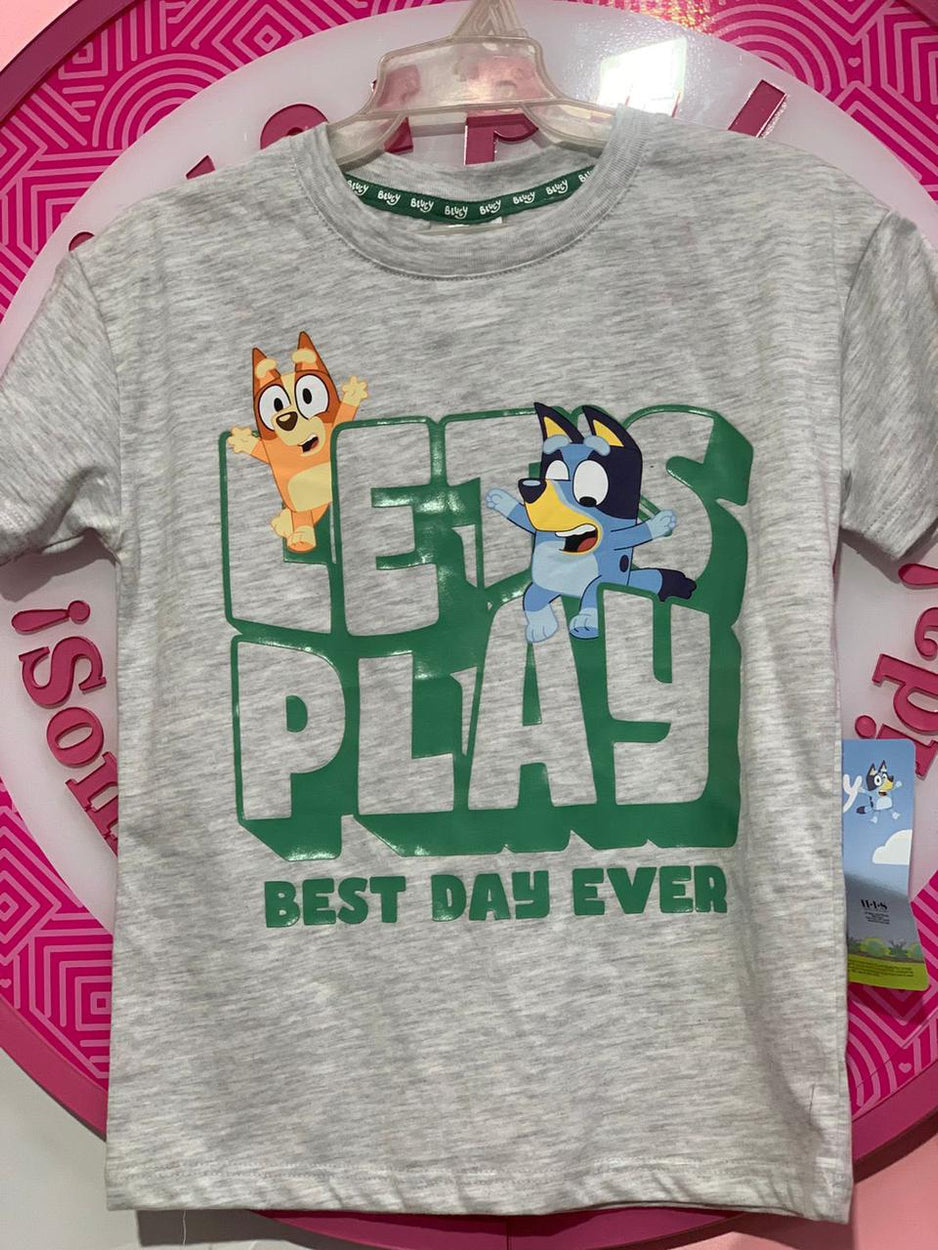 Set Infantil Bluey 2 Piezas Lets Play Best Day Ever Talla 5 Años