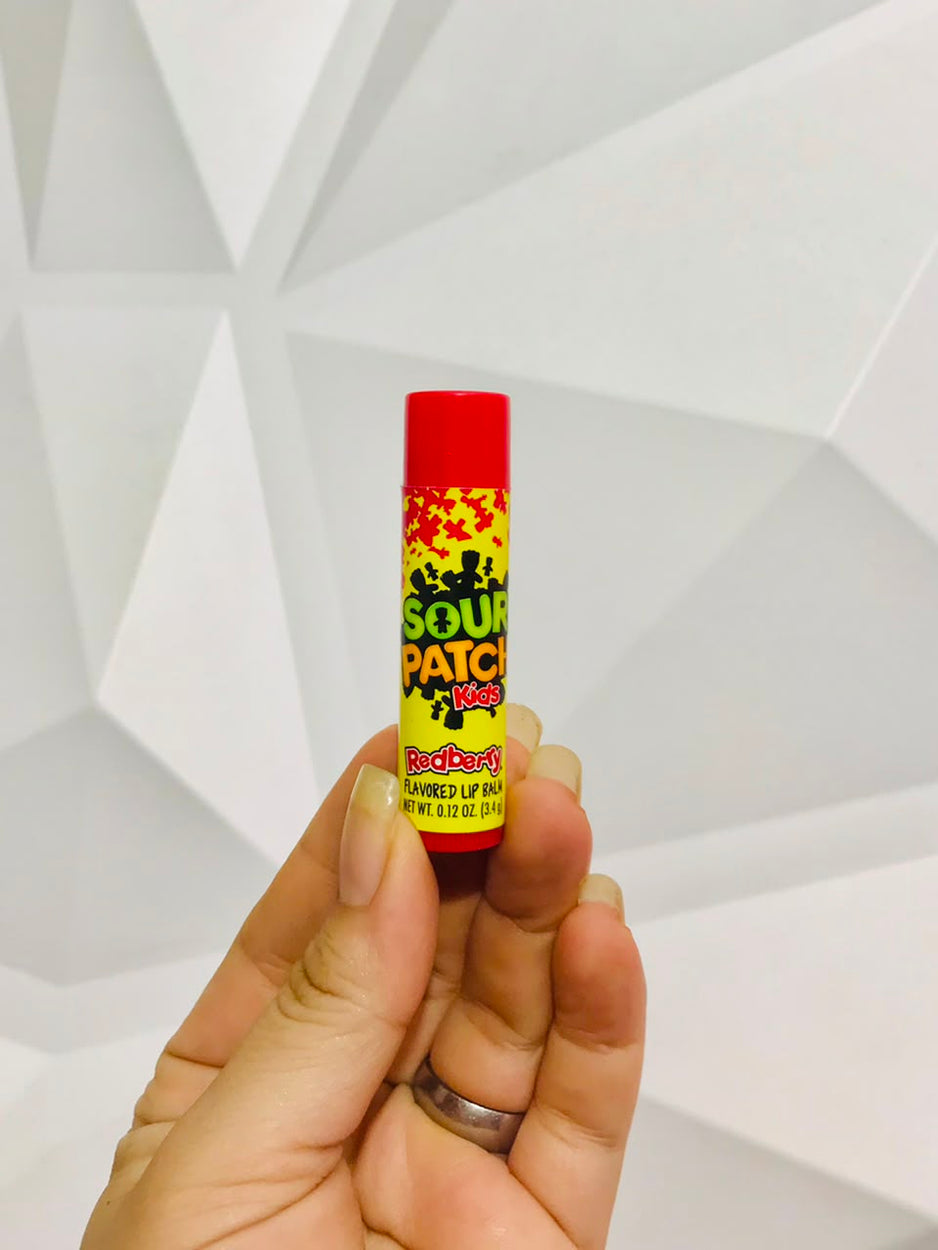 🍓 Balsamo Labial Sour Patch Kids Redberry Sabor Frutos Rojos 0.12 Oz 3.4 g 🍓.
